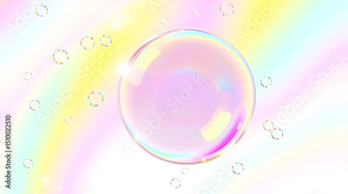 abstract background with bubbles