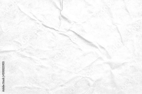 Creased paper texture overlay effect, png wrinkled paper surface