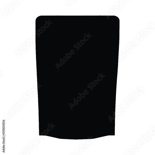 Stand up pouch packaging silhouette