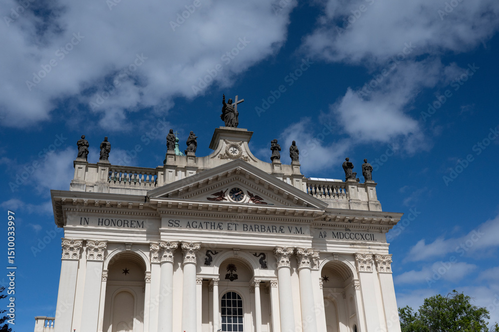 Fototapeta premium Oudenbosch Netherlands with beautiful copie of the Saint Peters' Basilica Rome