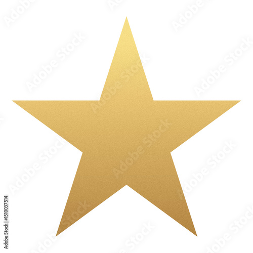 gold star on white background