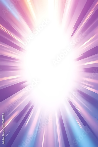 dynamic motion over a clean background of gradient light rays, bright and energetic