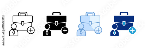 New Hire Icon Set Multiple Style Collection