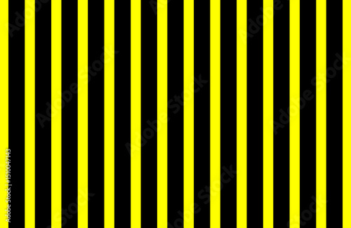 Bold vertical warning stripes. A seamless pattern of alternating yellow and black lines, symbolizing caution, hazard, or a classic striped background.