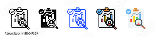 Internal Audit Icon Collection With Multiple Styles