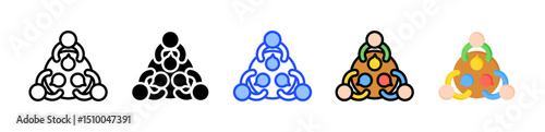 Audit Committee Icon Collection With Multiple Styles