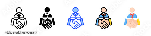 Commitment Icon Collection With Multiple Styles