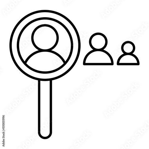 recruitment outline icon