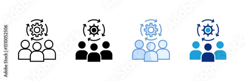 Alignment Icon Set Multiple Style Collection