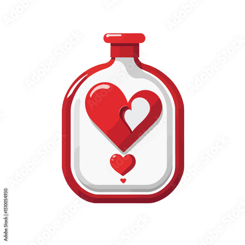 Flat Donation Pouch Icon