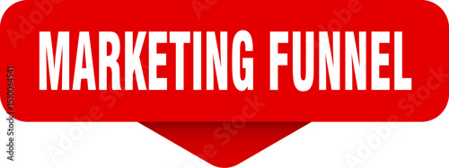marketing funnel sticker. marketing funnel sign on transparent background