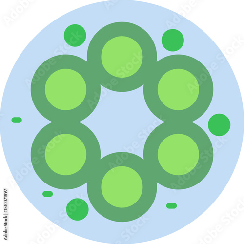 Gloeocapsa Cyanobacteria Icon