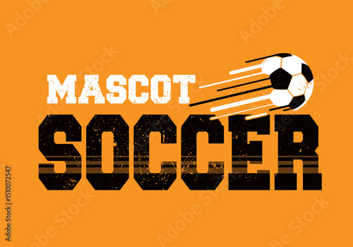 Mascot Soccer design vector