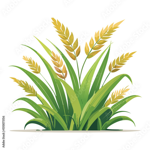 Golden Wheat Harvest Crop