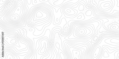 Contemporary Abstract Topographic Map with Geometric Lines and a Clean Modern Grid Layout on a White Background
