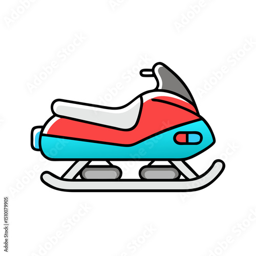 Snowmobile vehicle.