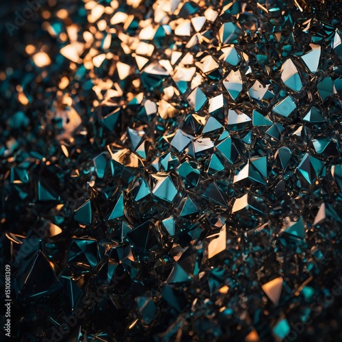 Macro Photography of Vibrant Abstract Water Droplets on Glass Surface background