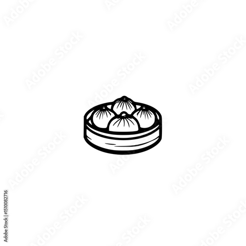 Vector Illustration of Dim Sum Icon