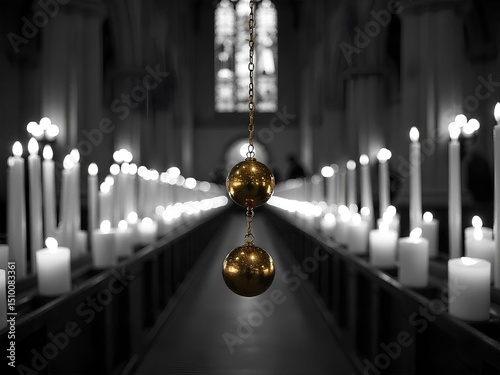 candles in church