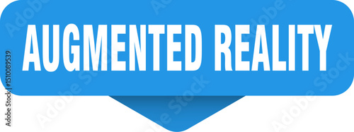 augmented reality sticker. augmented reality sign on transparent background