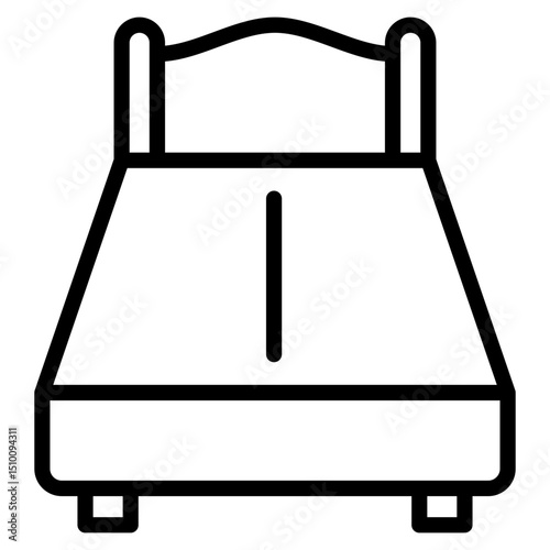Bed Frame  Icon Element For Design
