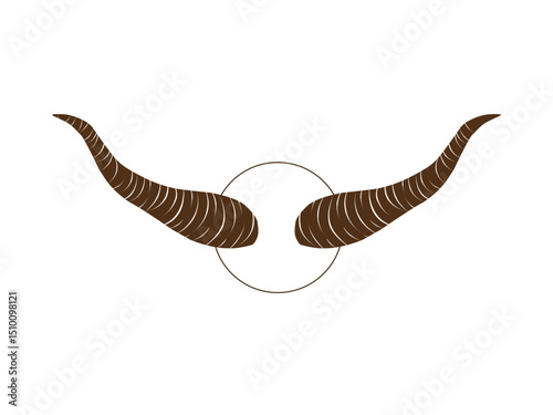 vector illustration of a hord design