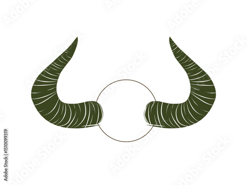 horn design illustration