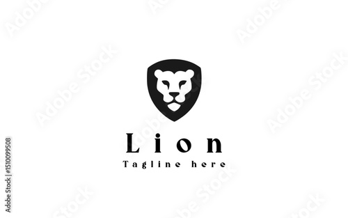 Lion Logo: A minimalist logo, the bold lion design speaks of confidence, strength, and leadership, evoking a sense of regality and professionalism.
