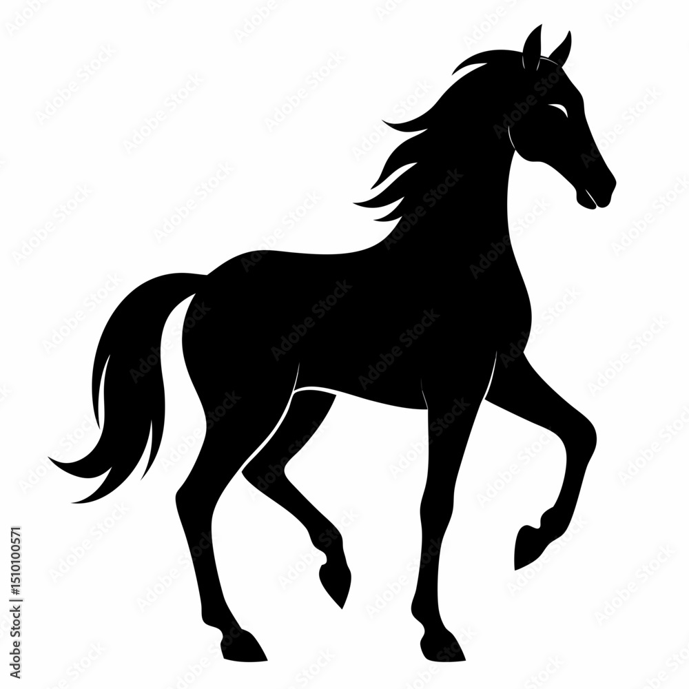 Obraz premium horse vector illustration