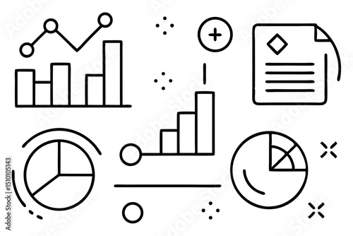 vector illustration of a set of infographic elements