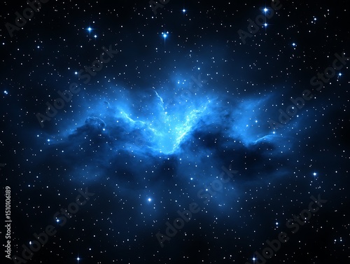 Cosmic nebula in deep space (3)