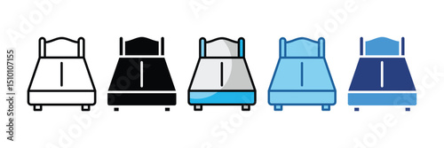 Bed Frame  Icon Element For Design