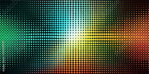 Vibrant Halftone Dot Background with Gradient Effect for Modern Digital Design and Print Projects