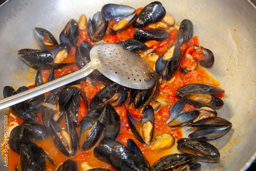 typical dishes fish cuisine mussel festival in cervia oysters and molluscs