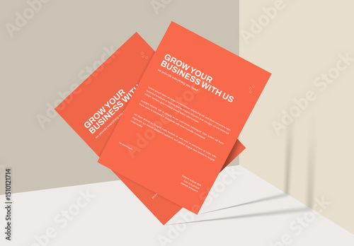 A4 Page Mockup Template