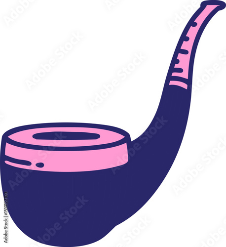 tattoo in traditional style of a smokers pipe