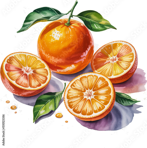 orange and lemon