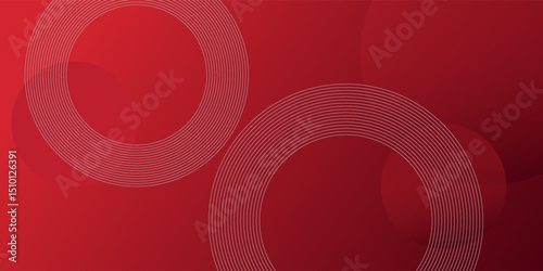 Red abstract background. Dynamic shapes composition. Eps10