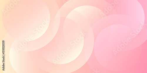 abstract background.modern.minimalist.pink and yellow gradations.circle effect.memphis.trendy .eps 10