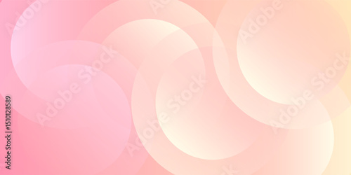 abstract background.modern.minimalist.pink and yellow gradations.circle effect.memphis.trendy .eps 10