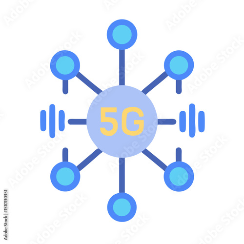 Social network concept - 5G Network