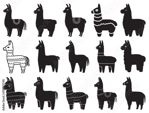 LLAMA PINATA SILHOUETTE