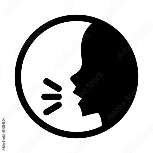 Voice Command Speech Vector Art
