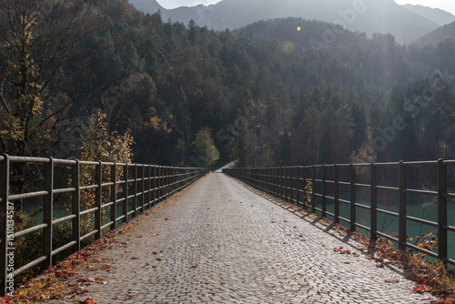 Il passaggio sopra il lago photo