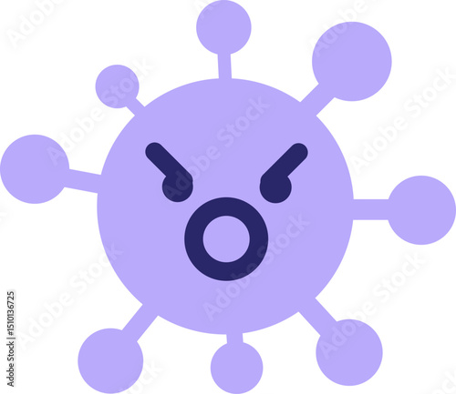 simple angry virus