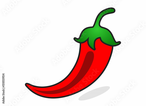 hot chili vector background color pattern