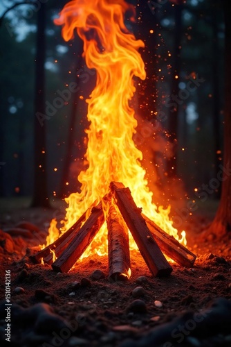 Fiery inferno engulfing a sacrificial pyre, intense heat and swirling flames creating a mesmerizing spectacle of destruction and rebirth , light, abstract