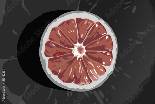 slice of grapefruit