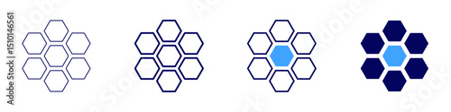 Vacuum chamber icon in 4 different styles. Thin Line, Line, Bold Line, Duotone. Duotone style. Editable stroke
