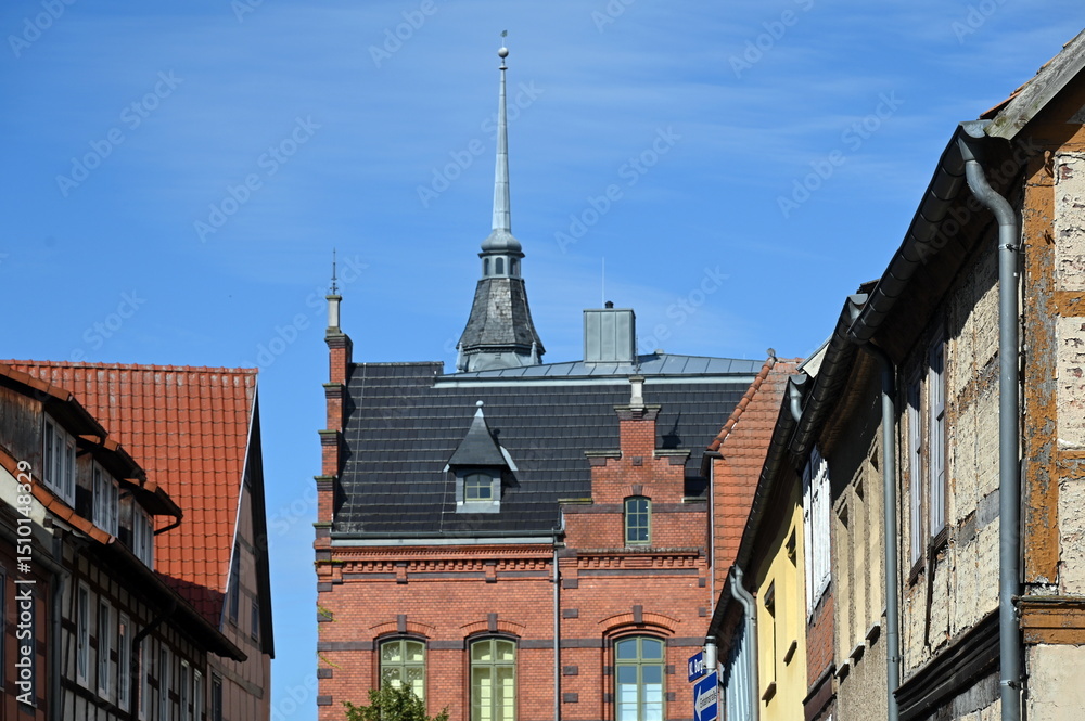 Obraz premium Rathaus in Plau am See